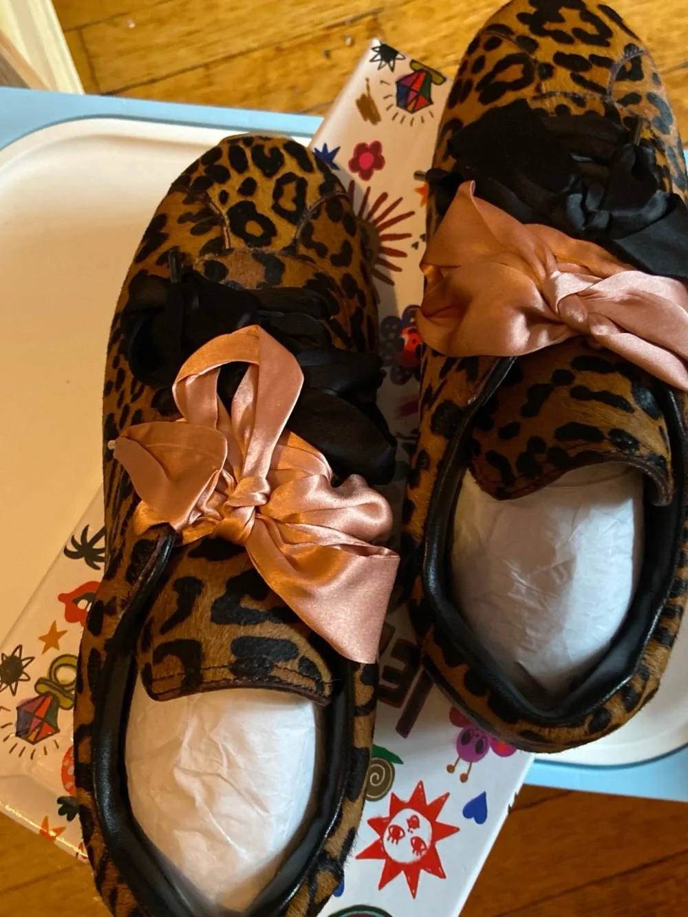 Free People / Jeffrey Campbell Leo & Bows Sneakers - Picture 8 of 9